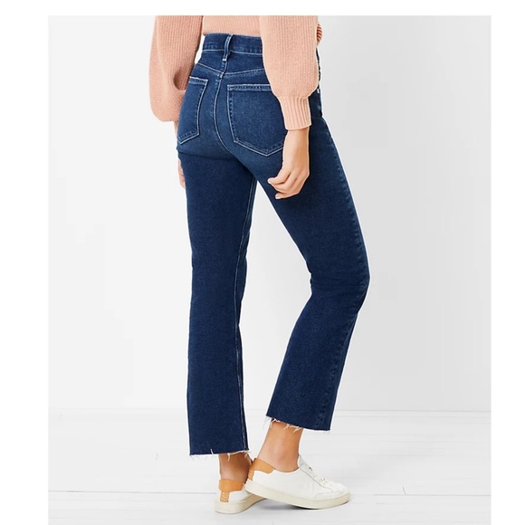 NWT Loft Flare Crop Jeans Size 30/10 - Picture 2 of 6